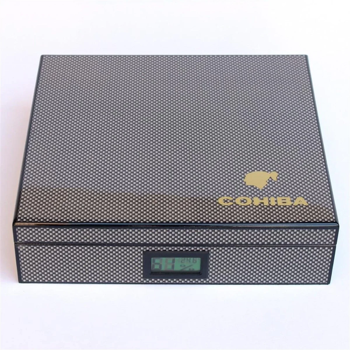 68a8cc79824f3-1178146746133-sw1200sh1200 Cohiba Karbon Desenli Humidor Puro Kutusu - Görsel 1
