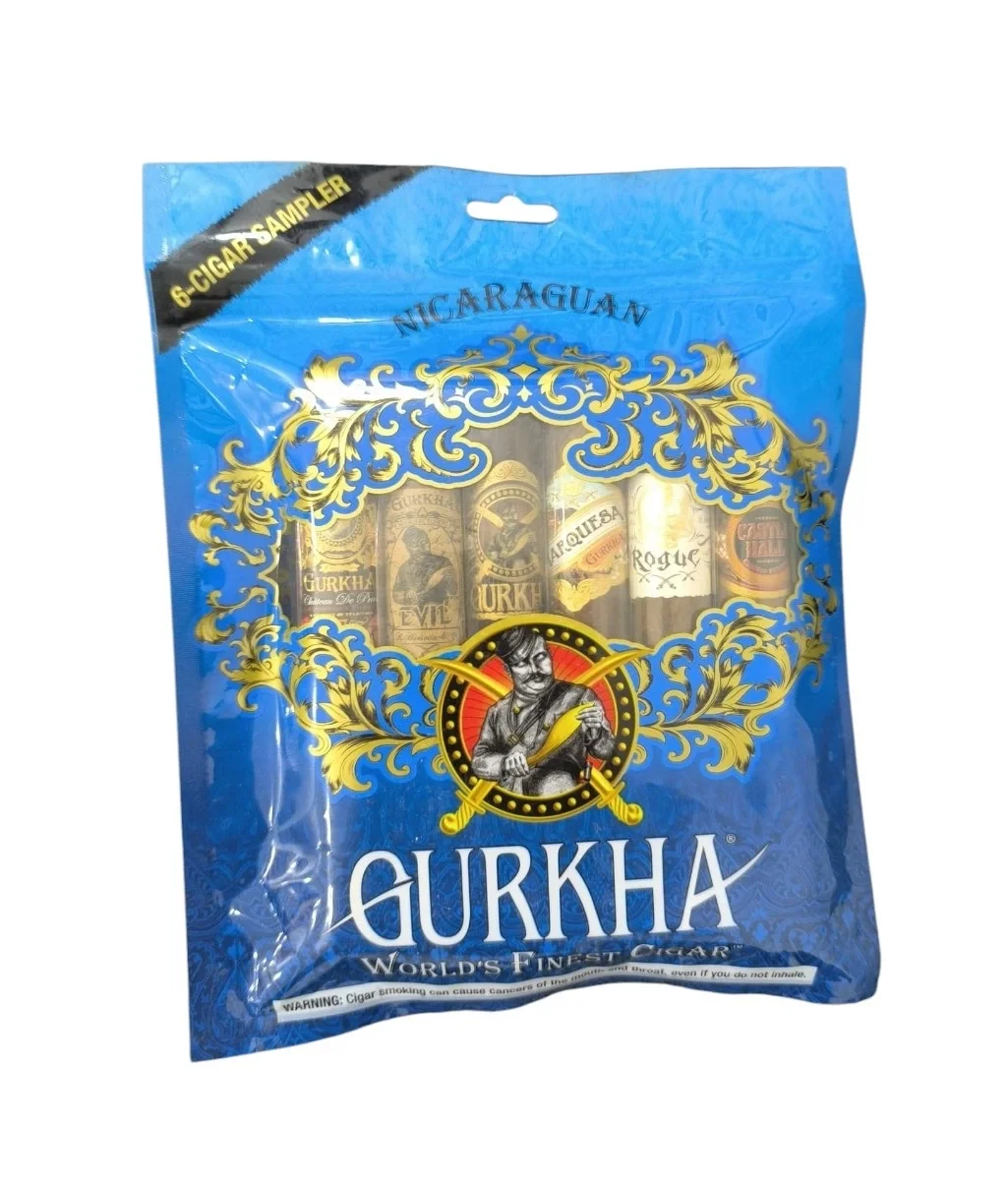gurkha-toro-nicaragua-blue-6-li-puro-73328375-sw1025sh1202 Gurkha Toro Nicaragua Blue 6'lı Puro - Görsel 1