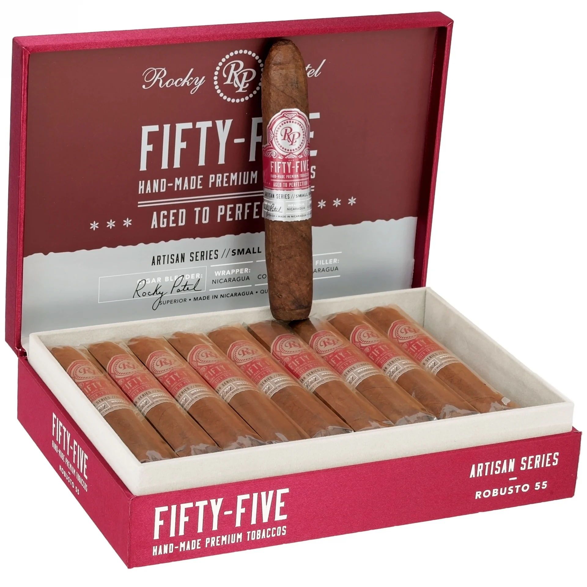 rocky-patel-fifty-five-robusto-55-20-li-puro-53395963-sw3903sh3903 Rocky Patel Fifty-five Robusto (55) 20'li Puro - Görsel 1