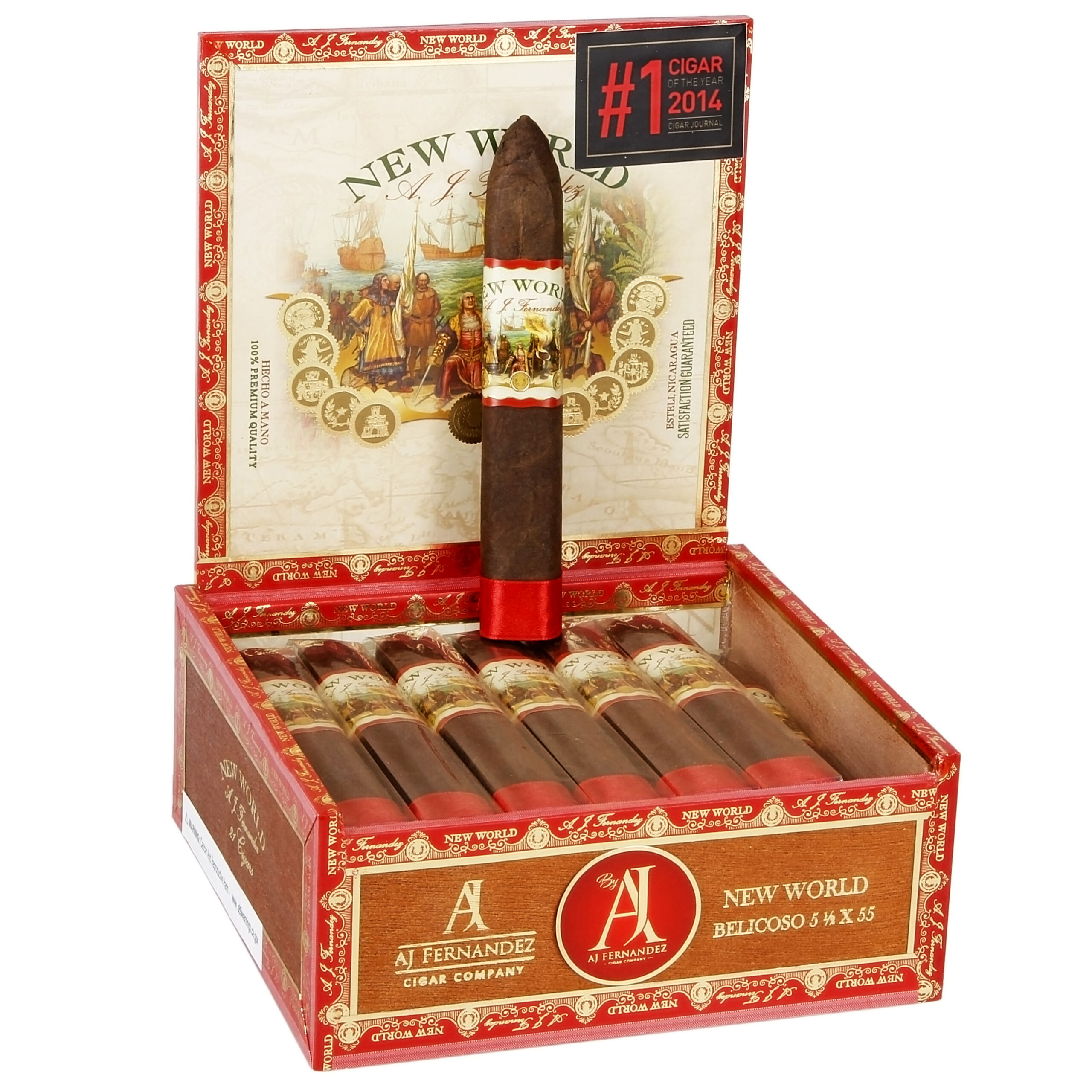 133718_0 New World Almirante Belicoso 21'li Puro (5"1/2 * 55) - Görsel 1