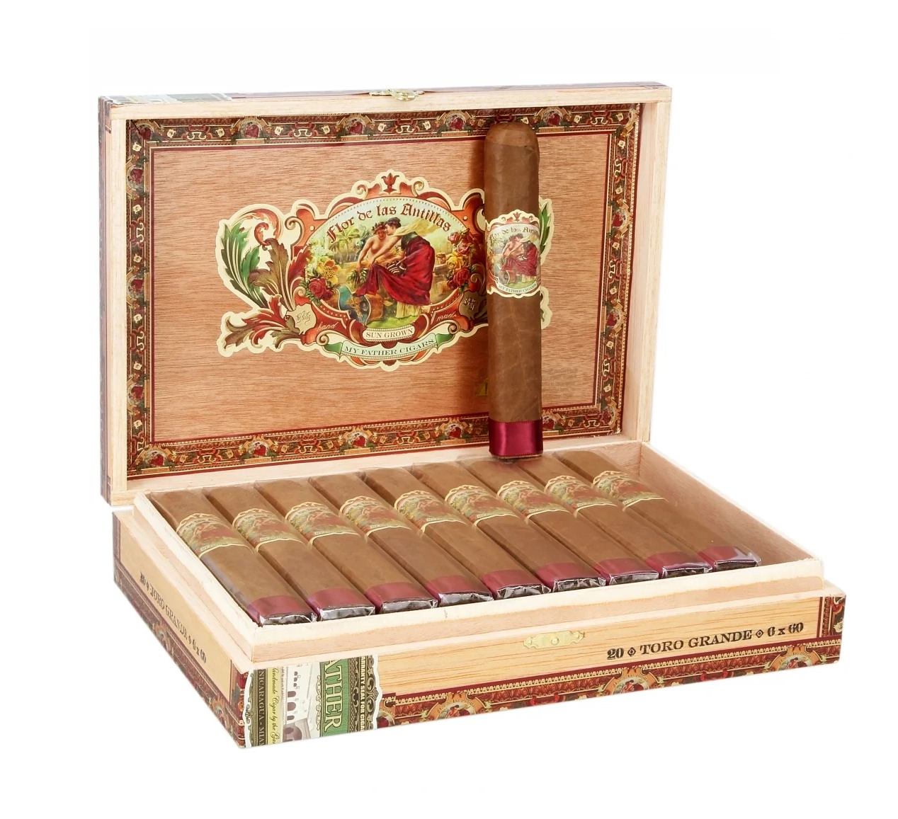 my-father-flor-de-las-antillas-toro-grande-6-60-2743973774259-sw3626sh3626 My Father Flor De Las Antillas Toros (20'li Kutu) 6*52 - Görsel 1