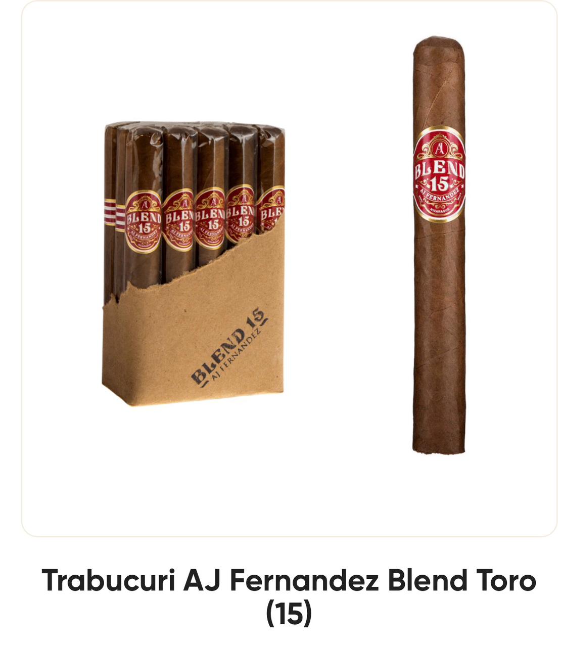 110787 AJ Fernandez Blend Toro 15'li Puro - Gurme Tavsiyesi - Görsel 1