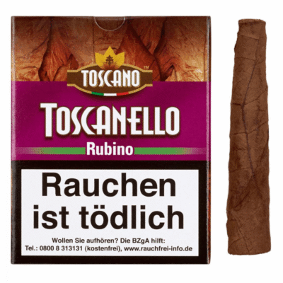 Toscanello Rubino (Tarçın & Elma) – 50 Adet Küçük Puro