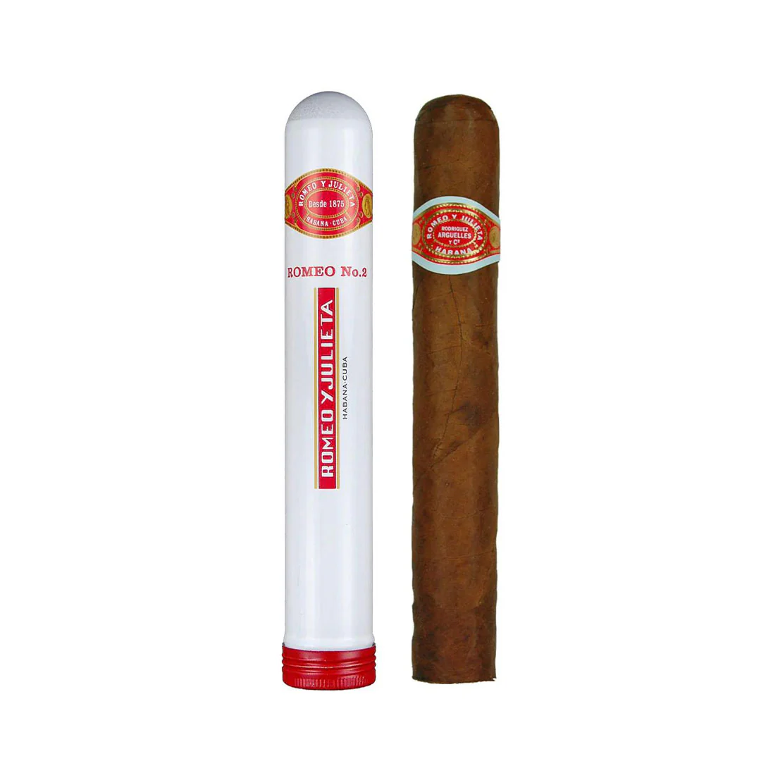 TMG-0751_2d136d06-48c7-4897-90e4-564962cb7d4e Romeo Y Julieta No.2 Tubos (Tüplü) 3'lü Küba Purosu - Görsel 1