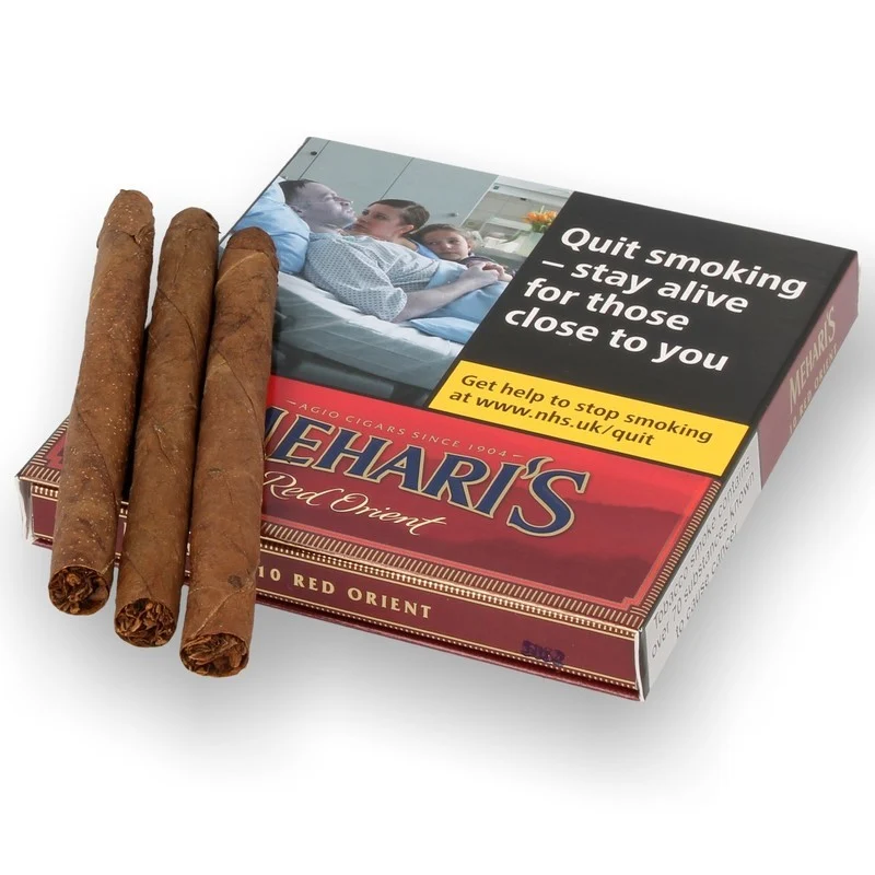 Meharis_Red_Orient_Cigars_2D_0001 Agio Meharis Red Orient Sigarillo 100 Adet - Görsel 1