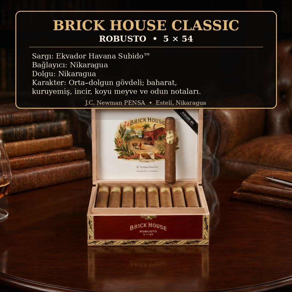 Brick-House-Classic-Robusto Brick House Classic Robusto 25'li - Görsel 1
