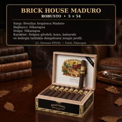 Brick House Maduro Robusto 25'li